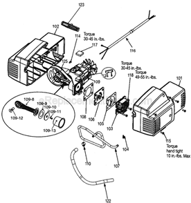 Page B Diagram and Parts List for CFBN125N Type 0 Porter Cable Compressor